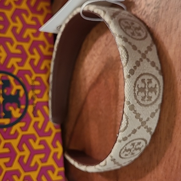 Tory Burch Brown Patterned Headband - Picture 4 of 4